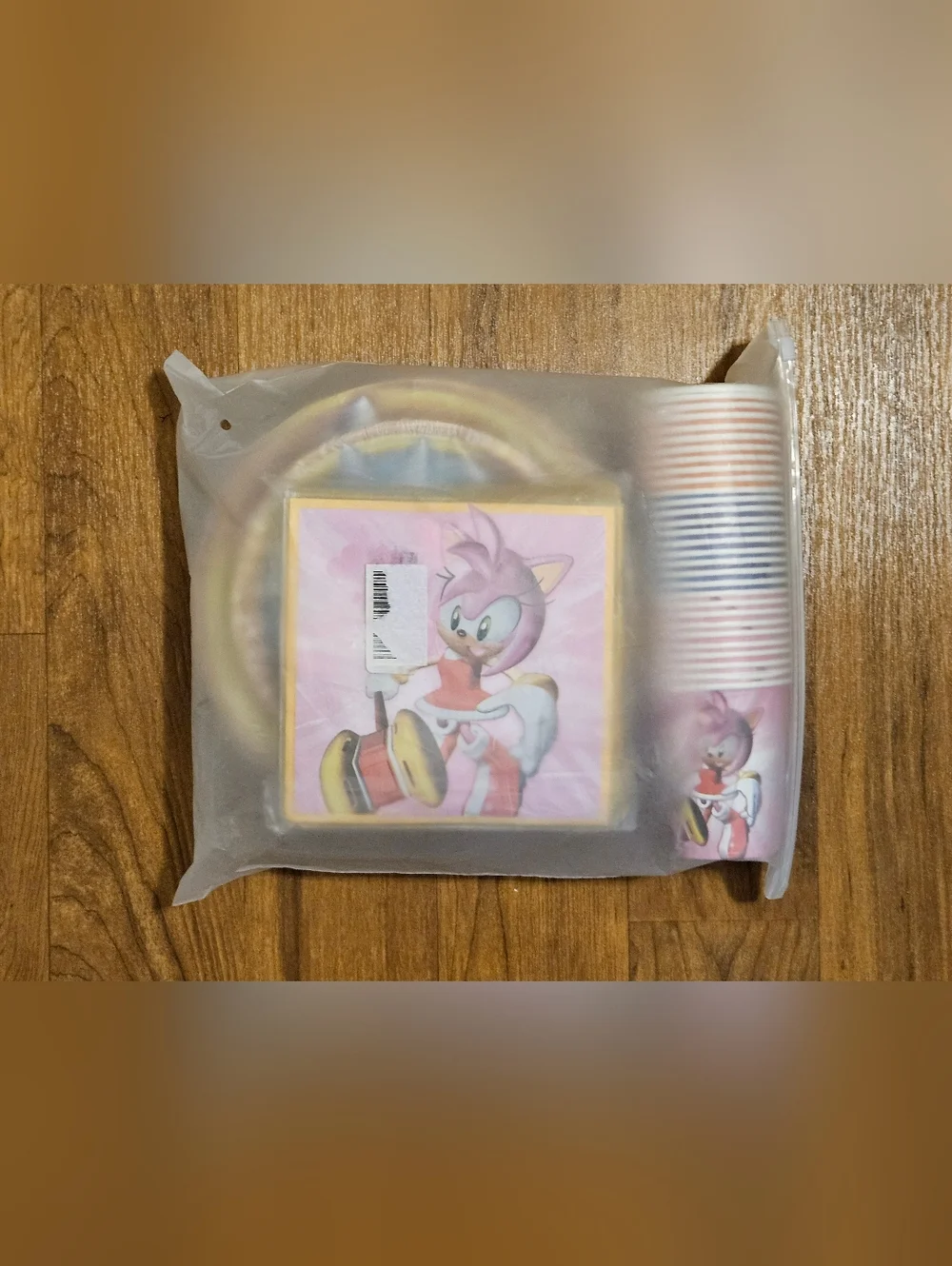 Sonic Party Tableware Set - Character Plates, Cups & Napkins